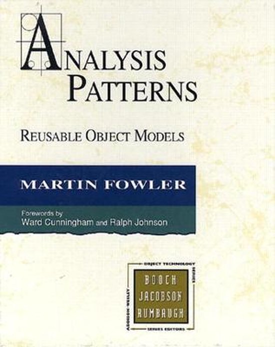 Analysis Patterns - cover