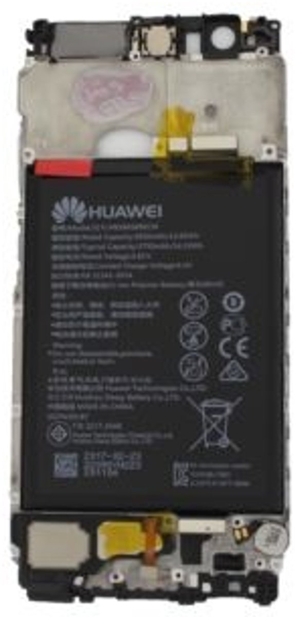 Huawei P10 Plus (VKY-L09) Front Cover Frame, Incl. Battery HB386589ECW, 02351EAT;02351EED
