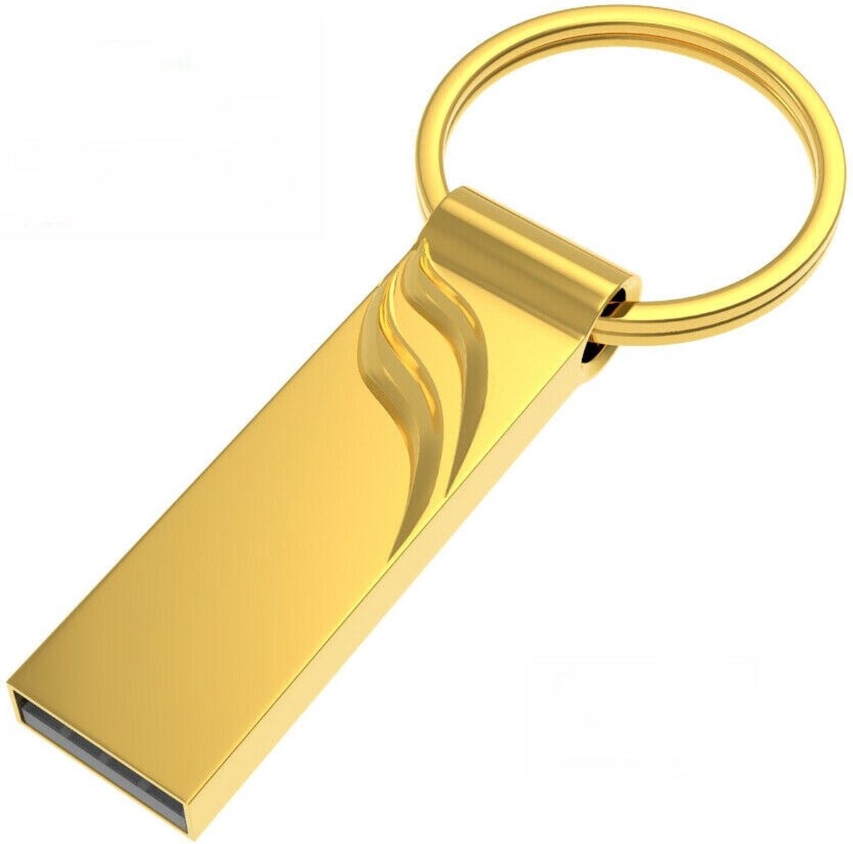 USB stick - 2.0 - 128GB - Leessnelheid: 30 MB/s - Schrijfsnelheid: 15 MB/s - Goud - Allteq