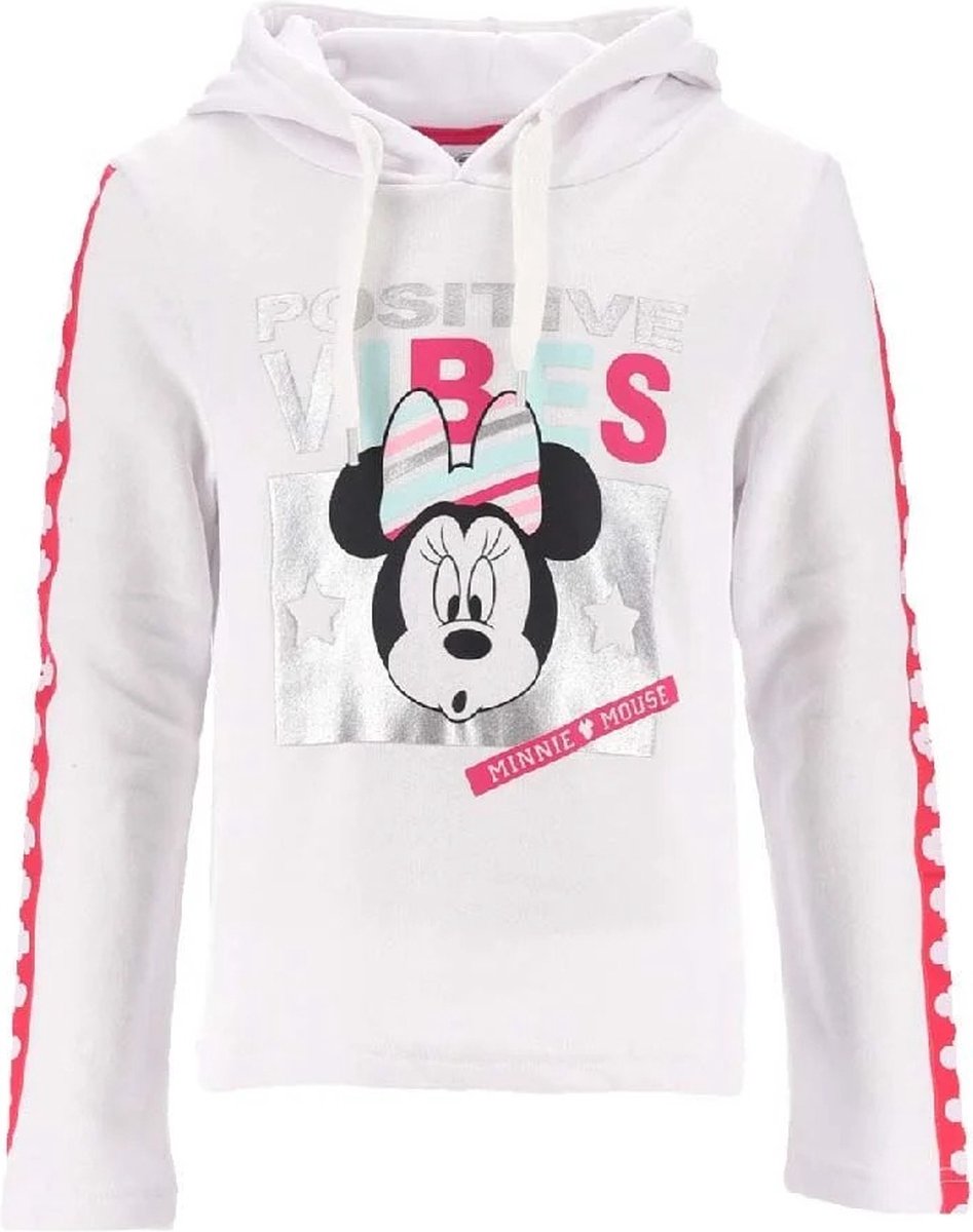 Minnie Mouse - Hoodie - Wit - 8 jaar - 128cm