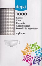 Bakvorm Papier - 26 x 16 mm - Ø 58 mm - te klein voor muffins !