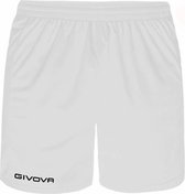 Short Givova Capo, P018, korte broek wit, maat 3XL, geborduurd logo