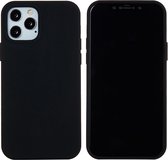 Lunso - Softcase Backcover hoes - iPhone 13 Pro - Zwart