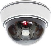 Rocketshoppers - Dummy Camera met Licht -  Misleidend Nep Beveiligingscamera - Warenbeveiliging bewakingscamera - fake camera met rood LED-licht - bedrieglijk echt - voor muur/ pla