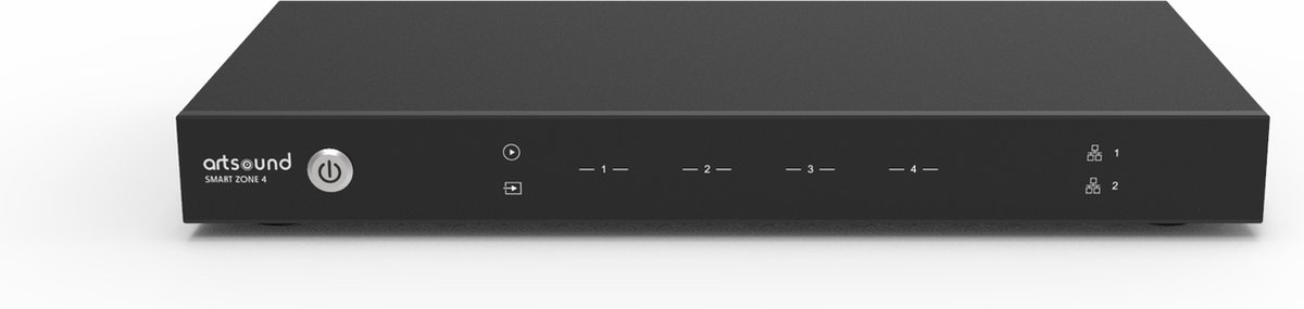 ArtSound - SMART ZONE 4, multiroom streamer, zwartSMART ZONE 4, streamer multiroom, noirSMART ZONE 4, multiroom streamer, black