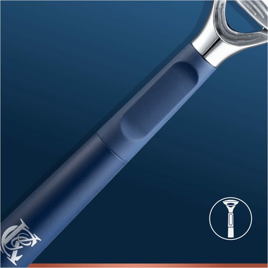 King C. Gillette Rasoir Pour Homme - Rasage Et Contours - 1 Lame