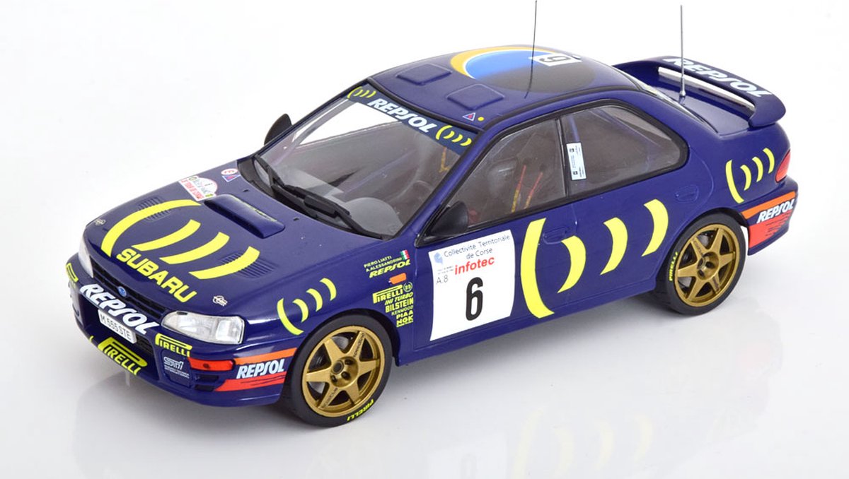 Subaru Impreza 555 #6 3rd Rally Catalunya 1995 - 1:18 - IXO Models