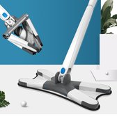 Foqu Mop 360 graden - Vloerwisser - Dweilsysteem - Met 3 schoonmaakpads - Grijs