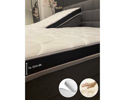 Hilton Hotel Splittopper - 180x210 - ZACHT - Nasa Traagschuim - ca. 12 cm dik - Cool & Fresh - SPLIT