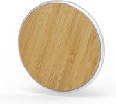 Draadloze Oplader - Bamboe hout - Bamboo - voor nieuwe modellen iPhone, Samsung, OnePlus, Google Nexus, Pixel, LG, Nokia, Huawei, Xiaomi, Sony Xperia