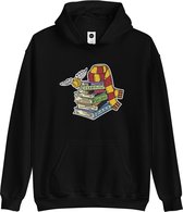 Hoodie Sweater | Harry Potter | Merchandise | Merch - Maat S - Trui - Kleding - Zwart - Unisex - Katoen - Polyester - Capuchon - Lange mouw - Steekzakken