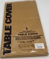 Tafelkleed goudkleurig 137 x 274 cm
