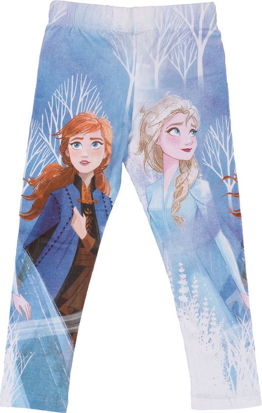 Disney Frozen II Legging - Lang - Full Print - Katoen - Maat 98/104