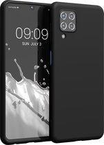 kwmobile telefoonhoesje voor Samsung Galaxy M22 - Hoesje voor smartphone - Back cover in mat zwart