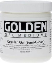 Golden | Gel Mediums | Regular Gel (Semi- Gloss) | Pot á 237ml