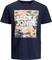 Jack & Jones T-shirt Pete Navy (Maat: 6XL)