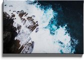 Walljar - Bondi Beach - Muurdecoratie - Canvas schilderij