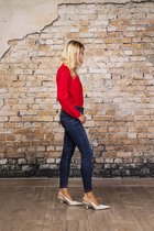 Broek Toxik3 hoge taille dark jeans