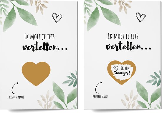 Manahia Tata kraskaart | Toekomstige tante - Je wordt tante | Kraskaart Aankondiging Geboorte - Toekomstige oom - Toekomstige Tata - Aankondiging Zwangerschap Tante
