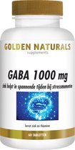 Golden Naturals GABA 1000mg (60 veganistische tabletten)