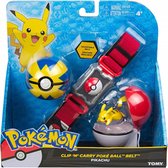 Pikachu Pokémon Pokéball Clip 'N Go Belt