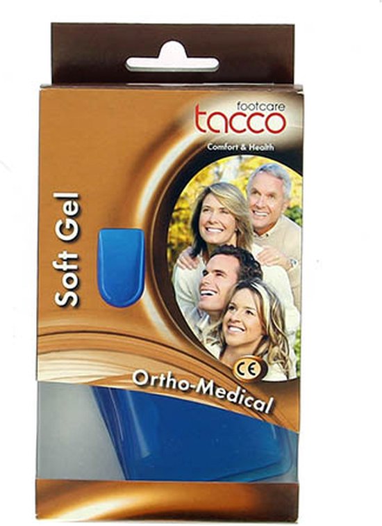 Tacco soft gel schok absorberende hiel kussen zooltjes - Heren