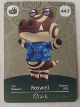 Amiibo animal crossing new horizons kaart 447 Roswell
