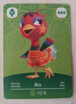 Amiibo animal crossing new horizons kaart rio 444 serie 5