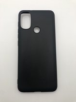 Siliconen back cover case - Geschikt voor Motorola Moto E20/E30/E40 - TPU hoesje zwart