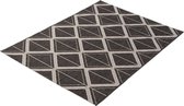 Vloerkleed Jozie Binnen & Buiten Zwart - 230 x 160 cm