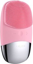 ANLAN Mini siliconen elektrische gezichtsborstel ALJMY04-04 (roze)