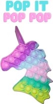 Pop IT Eenhoorn | Multi color | Fidget Toy bekend van TikTok | Satisfying anti-stress fidget
