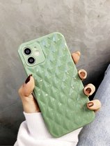 iPhone 7 / 8 / SE 2020 hoesje - Geometrisch patroon - Groen - iPhone hoesje - iPhone 7 / iPhone 8 / SE 2020 - Siliconen iPhone 7 / 8 / SE 2020 hoesje - Smartphoneproducts