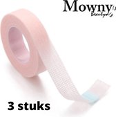 Mowny beauty - 3 stuks Wimpertape - Wimperextensions - Wimper tape - Beautytape - Medische tape - Wimper tool - Hyperallergeen - Huidvriendelijk - Tape