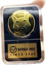 Shiba munt - Met beschermde collectors case - Cryptocurrency