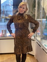 Dames jurk-Leopardprint