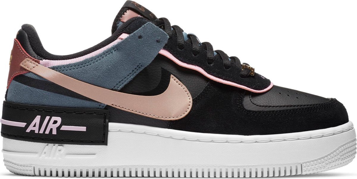 Nike Air Force 1 Shadow RTL - Dames sneakers, schoenen, CU5315001, Maat  37.5 | bol