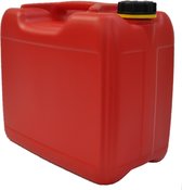 1x Jerrycans 20L Rood met zichtstreep en ontluchtingsventiel