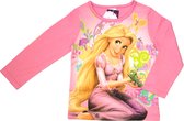 Disney Princess Meisjes Longsleeve - Roze - Prinses Rapunzel - T-shirt met lange mouwen - Maat 104