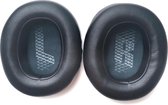 Coussinets d'oreille adaptés pour JBL Live 650BT NC / 660 NC - 2 pièces - Coussinets de rechange pour casque - Coussinets antibruit - Mousse à mémoire douce - Cuir protéiné - Zwart