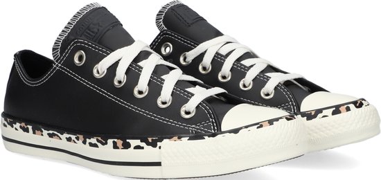 Converse Chuck Taylor All Star Ox Lage sneakers - Dames - Zwart - Maat 38 |  bol.com