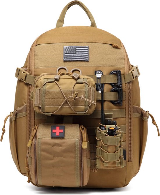 Backpack Militaire Rugzak - Wandelrugzak - Militairy Outdoor Army Leger Rugzak  Heren –... | bol.