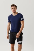Bjorn Borg BORG Tee - Sportshirt Performance - Heren - blauw - Maat L