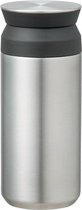 Kinto Travel Tumbler 350ml - zilver - rvs thermosfles - koffiecup - herbruikbaar - koffiebeker