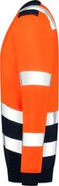 Tricorp Sweater High Visibility Bicolor 303004 Fluor Oranje-Ink - Maat 3XL