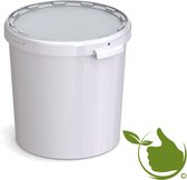 Gistingscontainer van 33L met deksel - gistingsvat - vergistingsvat - brouwemmer - fermentatievat