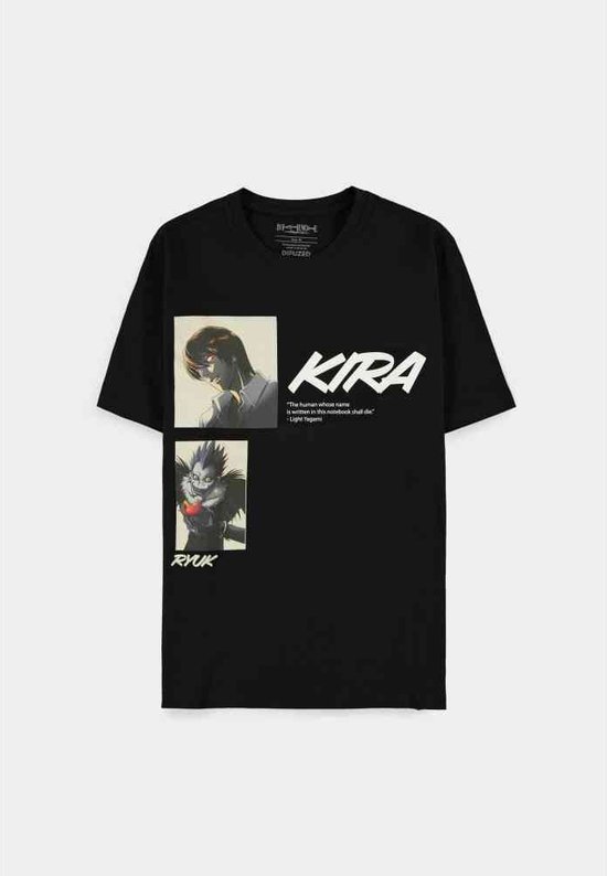 Death Note - Ryuk & Kira Heren T-shirt - L - Zwart