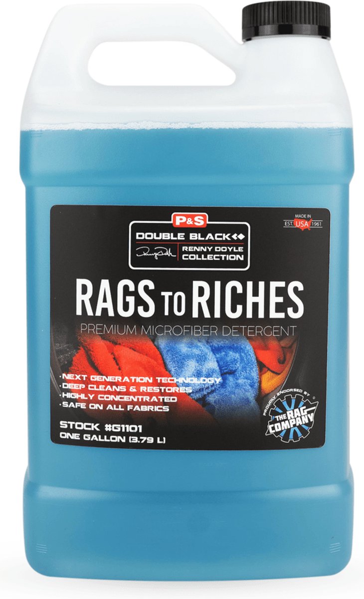 P&S Rags to Riches Microfiber Wash - Microvezel Wasmiddel 3,8 liter