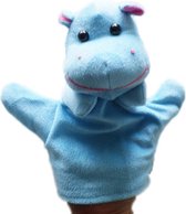 Puppet pluche mascotte handpop nijlpaard