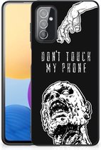Smartphone Hoesje Super als Cadeautjes voor Hem Geschikt voor Samsung Galaxy M52 Back Case TPU Siliconen Hoesje met Zwarte rand Zombie